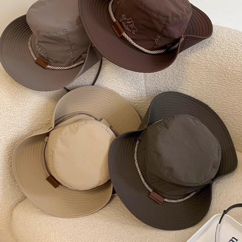 New Style, Outdoor Mountaineering Hat, Women's, Summer Big Brims, Sunscreen Hat, Western Cowboy Hat, Camping Men's Style