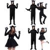 Game Themed Black Cat Costume For Adults With Polyester Fabric For Halloween Party Dress Up