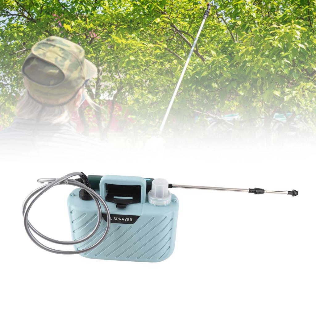 Electric Plant Sprayer Battery Powered 5L with 3 Nozzles Retractable Wand   Shoudler Strap Garden Sprayer for Lawn