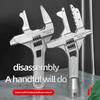Removal Tool Bathroom Adjustable Wrench, Small Space Multifunctional Wrench, Bathroom PipeNut