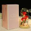 Valentine's Day Gift with Lamp Glass Cover Rose Gypsy Star Gift Box Birthday Gift Girlfriend Girlfriend Wife Night Light