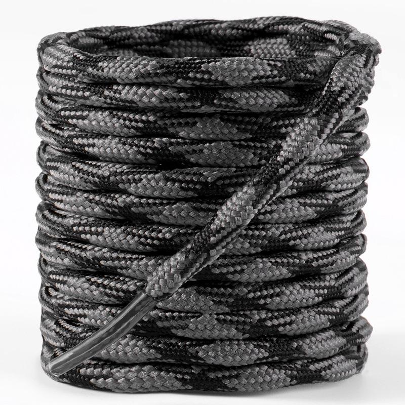1 Paar Ronde Golf Veters Wandelschoenveters Geweven Sportschoenen Antislip Slijtvast Anti-los Water Schoenveters Touw 100cm gray