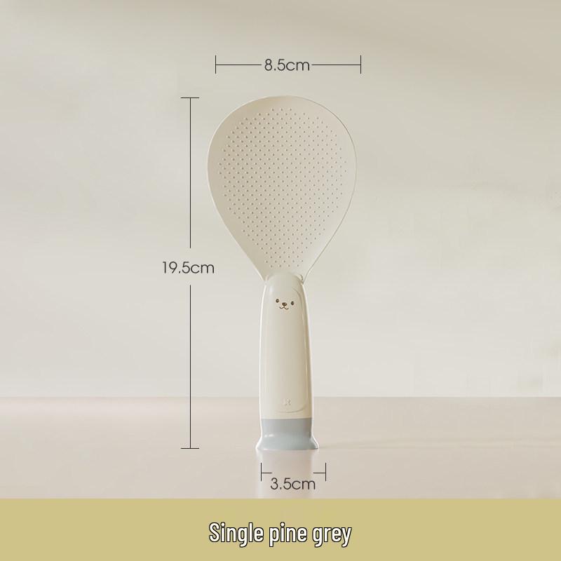 Heat-Resistant Non-Stick Stand-Up Rice Spoon for Kitchen Use