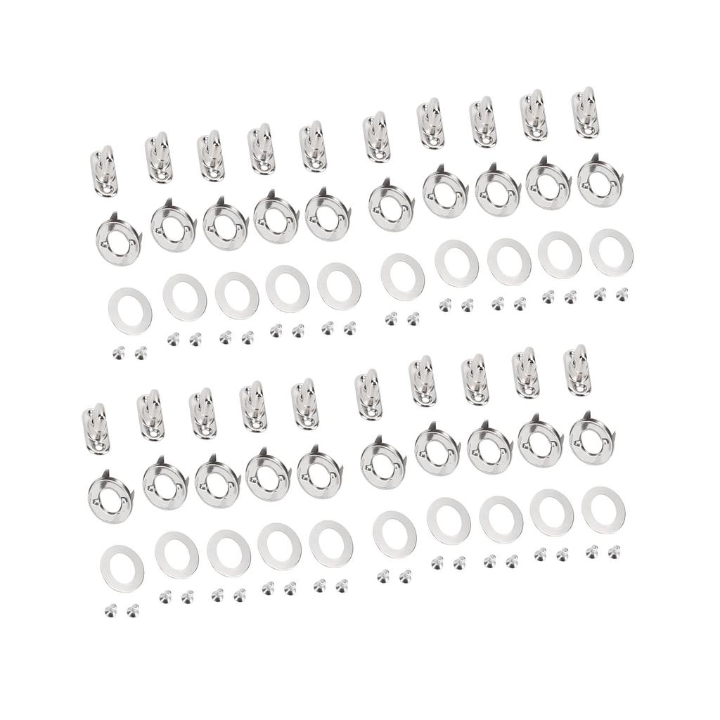 Twist Lock Fasteners Turn Button Eyelet and Stud Mounting Screws for Canvas Marine Fastener Turn Buttons
