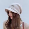 Soft Beanies Elastic Mask Woolen Hat Versatile Peaked Cap  Winter