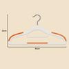 10Pcs Black/Orange/Grey Multifunctional Wet and Dry Household Hanger Suitable for Hanging Clothes Bedroom Wardrobe Anti-Slip
