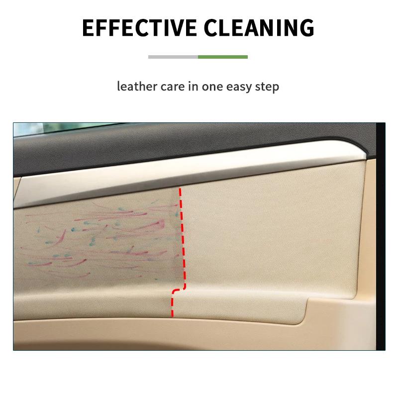 Car Interior Cleaner Agent Ceiling Cleaner Leather Flannel Woven Fabric Water Free Multipurpose Auto Dash Cleaning Tool