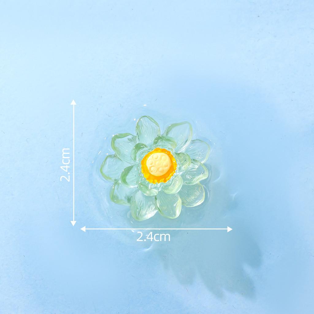 

Vibrant Glowing Lotus Decorative Resin Plants For Diy Aquarium Decorations