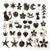 Alloy KC Gold DIY Jewelry Accessories: Earrings, Bracelets, Necklaces, Pendants, Charms - 110 Pcs/bag