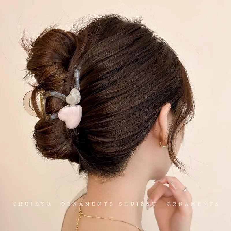 2025 Elegant Large Hair Clip for Women - Chic Shark Design for Thick Hair