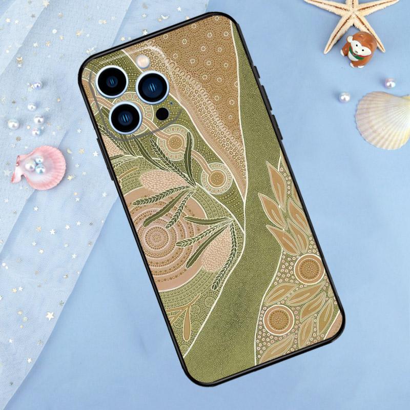 Aboriginal Art Print Case For iPhone 17 Pro Max 16 15 14 13 12 11 Pro Max Plus 12 13 Mini 16e 17 Air Back Cover
