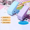Perforatrice ad anello singolo Mini perforatrice a 1 foro Perforatrice per carta carina Perforatrice rotonda portatile Kawaii Forniture per ufficio e scuola Rilegatura Cancelleria