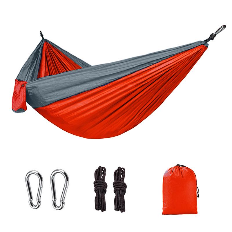Ultralight Anti-rollover Double Camping Hammock: Strong, Portable Parachute Cloth for Outdoor Adventures