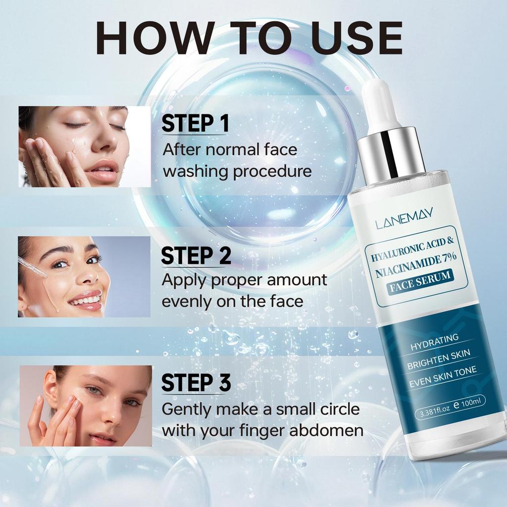 Face Serum-Tightens Pores And Hydrating Skin-Brighten Even Skin Tone-Suitable For All Skin Types, 100ml