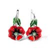 HUAMI Flower Fairy Cute Stud Earrings for Women Fashion Anniversary Party Zircon Christmas Jewelry Gift Wedding Trendy Earring