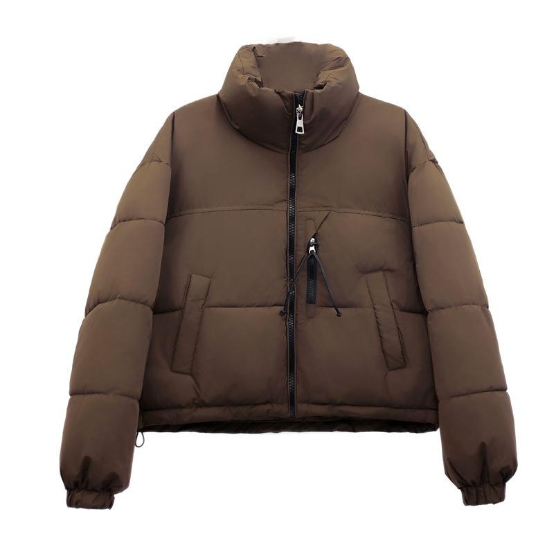 Short Down Cotton Clothes Women's Winter New Fashion Hooded Fashion Cotton Clothes Women's Warm Jacket