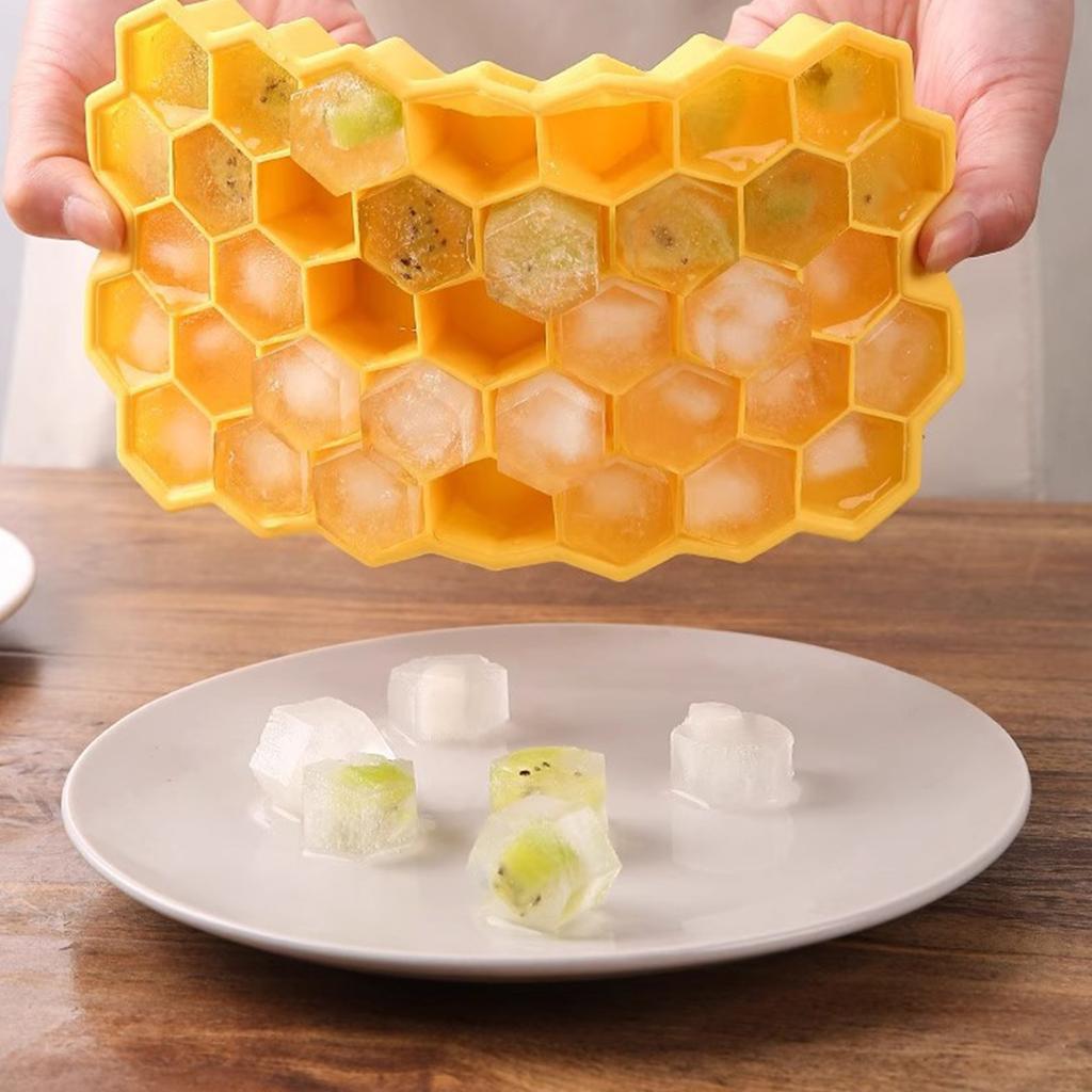 Silicone Tray with Lid - 37 Popsicle for Freezer and Ice Making