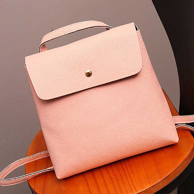 Elegant Fashion Women Backpack With Hasp Closure And Shoulder Straps For Casual Style