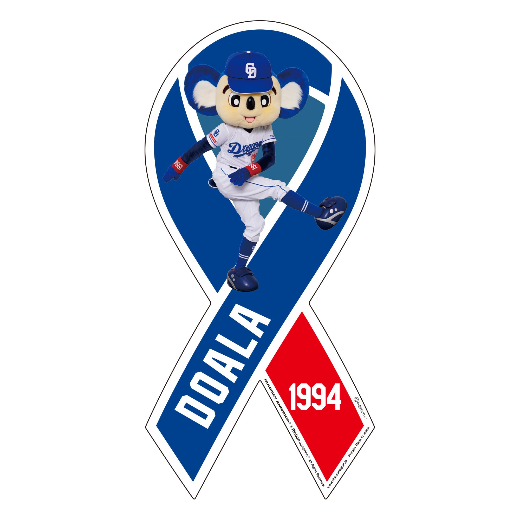 

Chunichi Dragons Ribbon Magnet Doara Kick