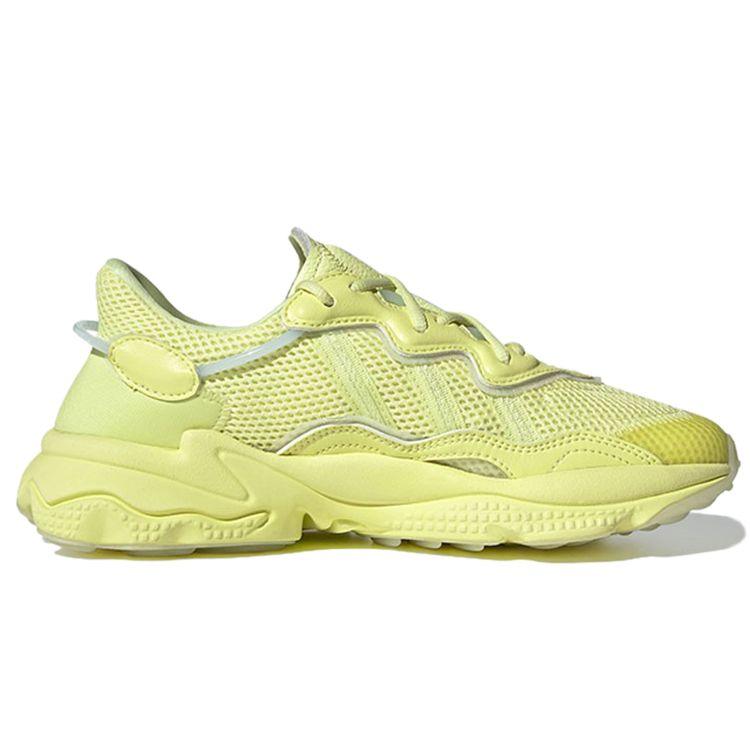 Adidas Originals Ozweego Mesh Fabric Leather Classic Sport Bold Eye-Catching Slip-Resistant Durable Low-Top Lifestyle Casual Shoes GY5405