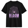Streetwear T Shirt Military Kid Dandelion Bloom Where TheyRe Planted Purple Up Pure Cotton T Shirts for Unisexs Summer Clothes
