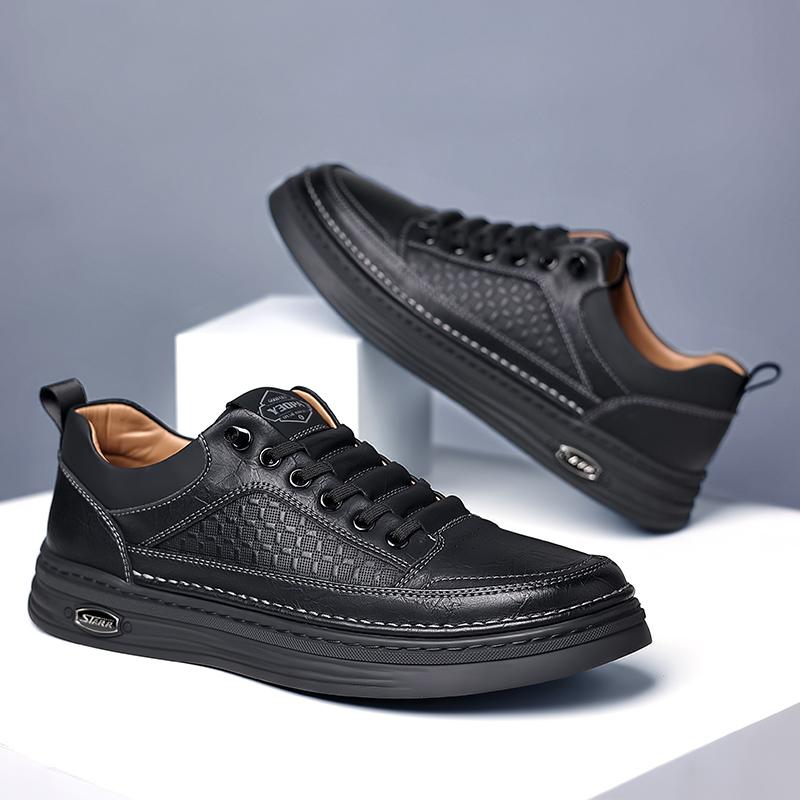 Herren Freizeitsneaker Lederschuhe Outdoor-Schuhe