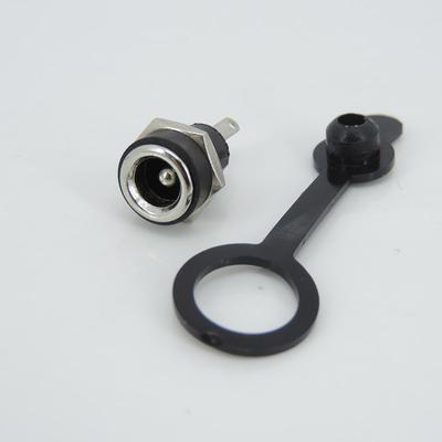 5.5mm x 2.1mm DC napájací konektor zásuvka samica panelový konektor kovový 5.5*2.1 5.5*2.5mm