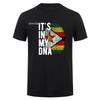 ITS IN MY DNA Simbabwe T-Shirts Grafik Baumwolle Streetwear Kurzarm Geburtstag Simbabwische Flagge Afrika Geschenk T-Shirt Unisex HJ046