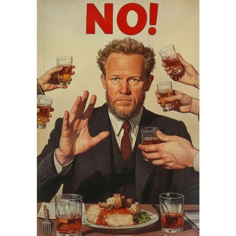 Винтажная Строгая Табличка для Ужина, Ретро Металлическая Настенная Пластина