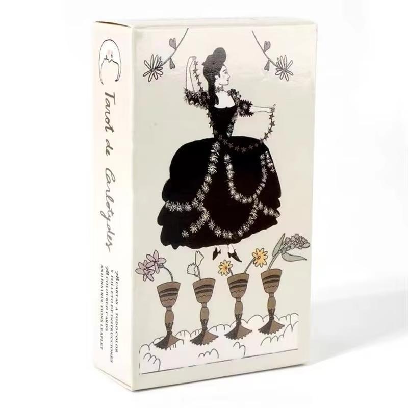 Tarot de Carlotydes Shadowland Tarot Mystery 78 Card Deck Tarot With Pdf Guidebook Beginners Divination Magic Alchemy Moon Phase