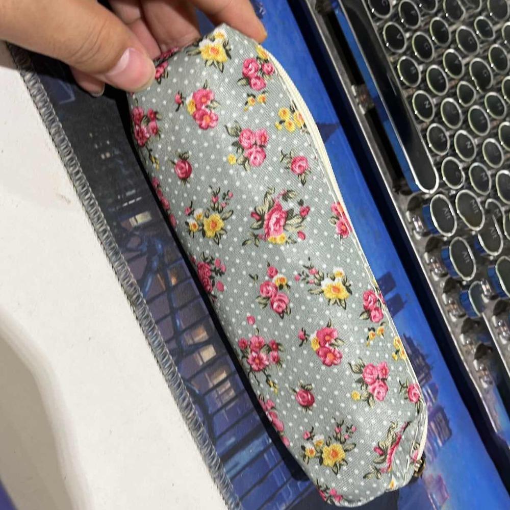 for Girl Lace Retro Flower Vintage Makeup Bag Mini Cosmetic Bag Zipper Pouch Pencil Bag Pencil Case