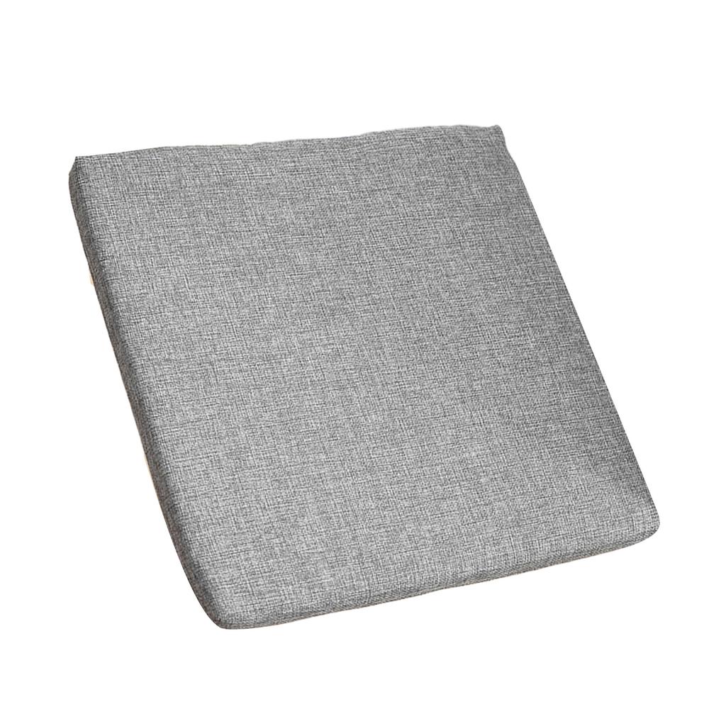 Cotton Linen Seat Cushion Simple Style Breathable Square Office Computer Chair Sitting Cushions Pad Mat for Home Office
