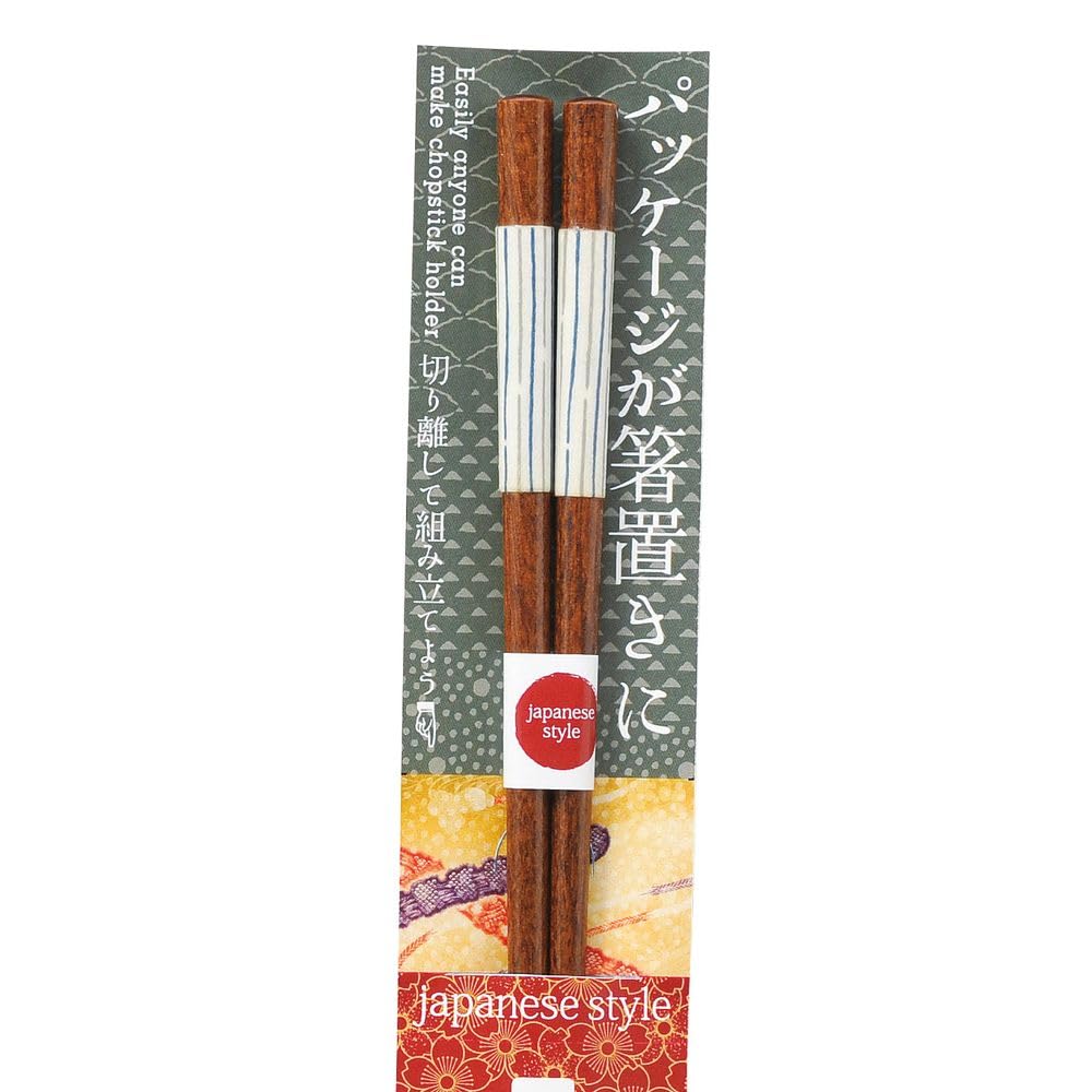 Glückliches Set aus Made in PID3848 J-kitchens Essstäbchen, 5 Stück, Material Holz, Essstäbchen, Japan,