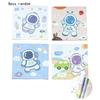 Office School Supplies High Looking and Cute Astronaut Series Stickers Student Notebook Message Kawai Stationery Memo Pad