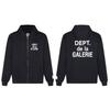 Gallery Dept Streetwear Hoodie Men Women - Oversized Cotton Pullover With Bold Letter Print Casual Wear