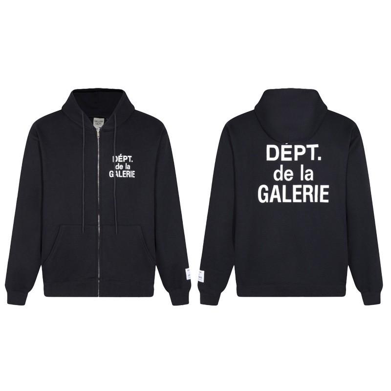 Gallery Dept Streetwear Hoodie Men Women - Oversized Cotton Pullover With Bold Letter Print Casual Wear