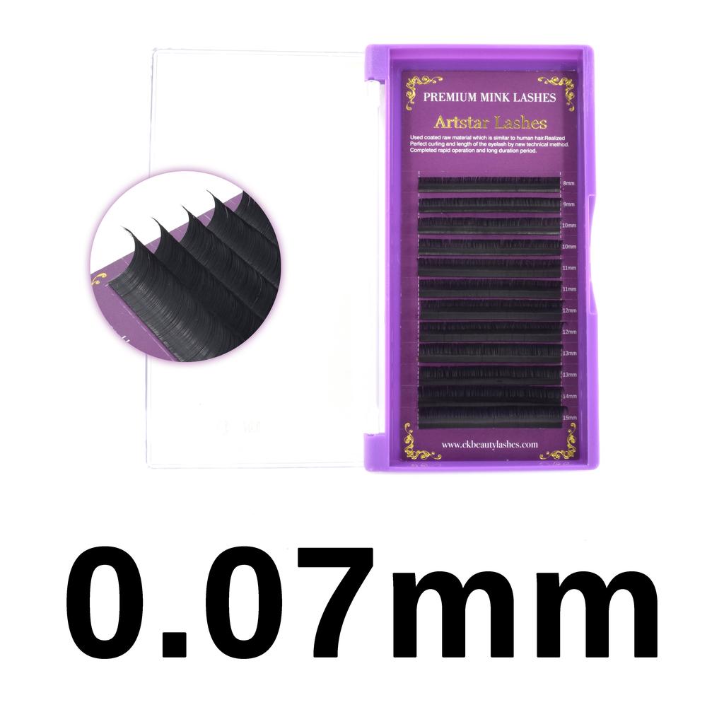 Korean PBT Custom Private Label Mink Individual Lashes Matte Black Lash Trays Volume Classic Cashmere Eyelash Extension