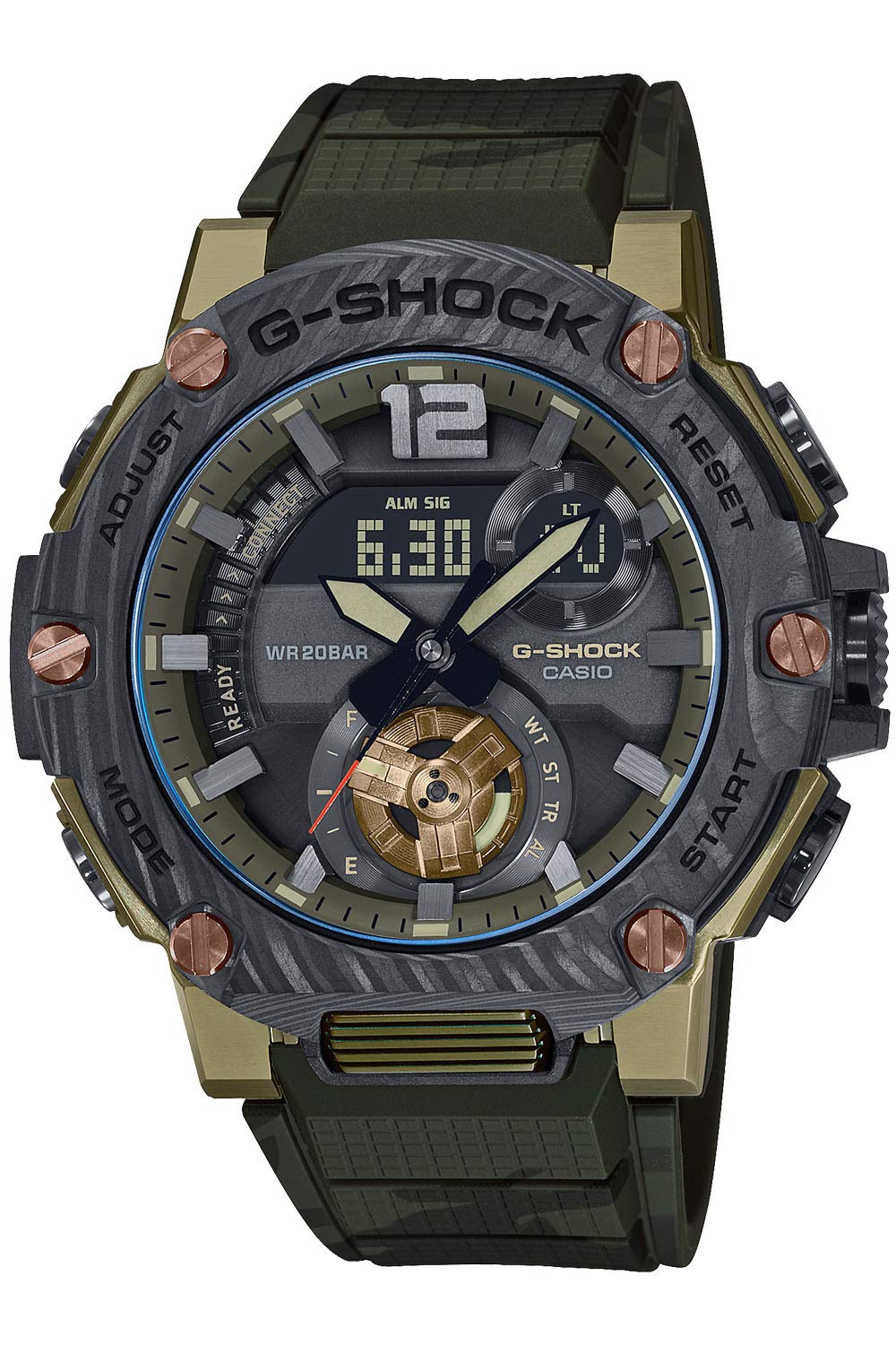 

Solar Smartphone Link Watch Camouflage [Casio] G-Shock G-STEEL GST-B300XB-1A3JF Men s
