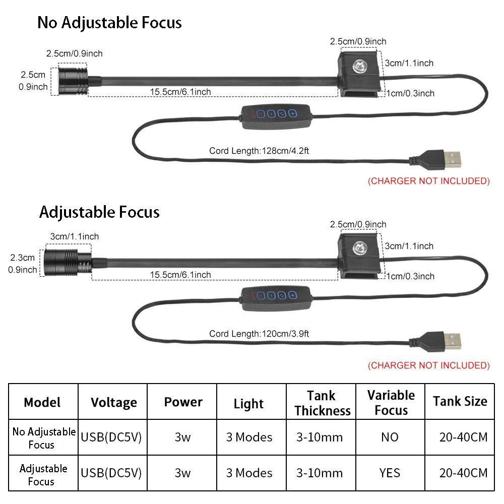 360 Degree Rotation Fish Tank Clip Lamp Waterproof LED Aquarium Plant Light  Home Decorations