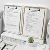 Stackable A4 File Clipboard Dustproof And Moisture-Proof Transparent File Storage Paper Organizer Memo Clip Board File Organizer