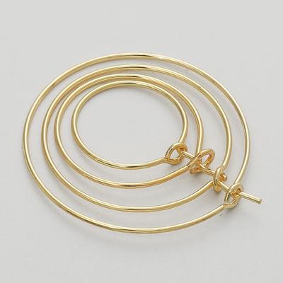 1 Paar 15/20/25/30 mm Messing-Haken-Ohrringe für Damen, Grils, Ohrring-Haken-Ergebnisse