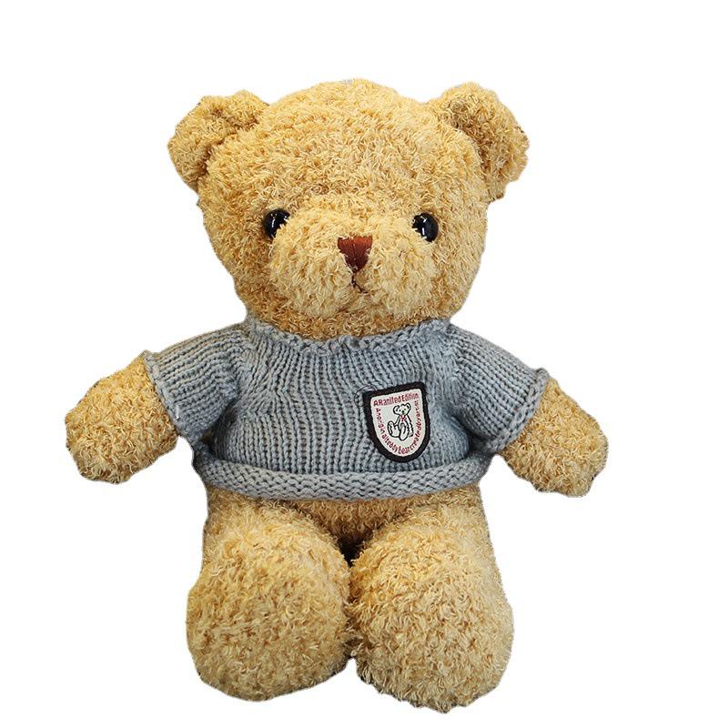 Adorable Teddy Bear Plush Toy - Stuffed Animal Doll for Kids' Birthday Gift