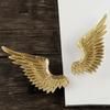 Solid Brass Angel Wings Wardrobe Handles | Gold Plated Matte Finish | Nordic Style Cabinet Knobs | High-Grade Creative Hardware