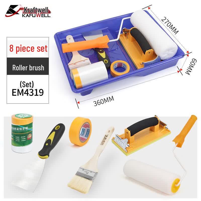 Kraftwelle 8-Piece Wall Painting Tool Set