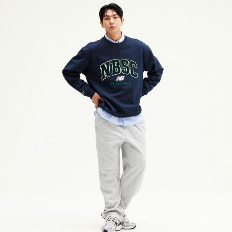 New Balance NbMle11033 Uni Essential One Tack Wide Pants Over Fit  M Gray 