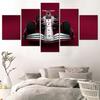 Canvas Painting 5 Pieces Wall Art Modern Home Decoration Racing Car 2022 Formula One World Championship Living Room Picture
