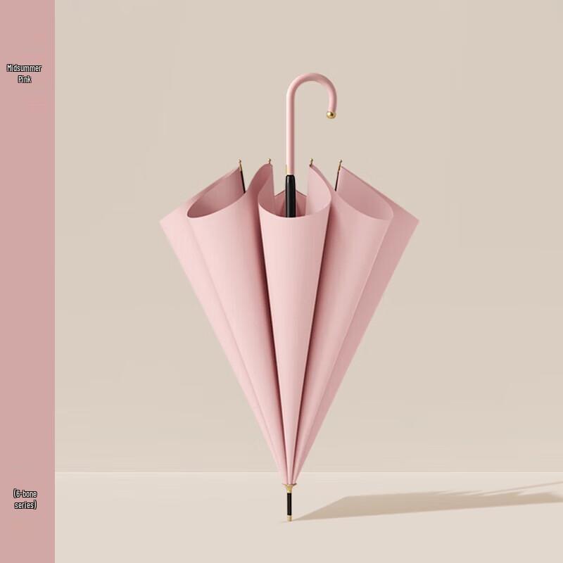 Maydu Chic Long Handle Semi-Automatic Umbrella
