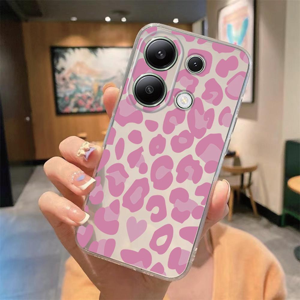 

Белый Чехол для Телефона с Леопардовым Принтом Для Xiaomi Redmi 13 Pro 4G Прозрачный Художественный Мраморный Динозавр Для Redmi Note13 5G Чехол Redmi Note 13 4G белый