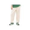 Li Ning Plain Button Straight Leg Casual Knitted Sports Pants Men Bottoms Light-Milk-Gray AKXSB57-1