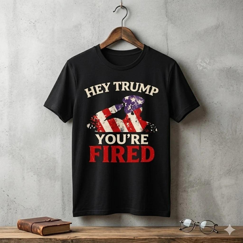 Unisex Adult Funny Graphic Hey Trump You re Fired Fny Political Pro... S